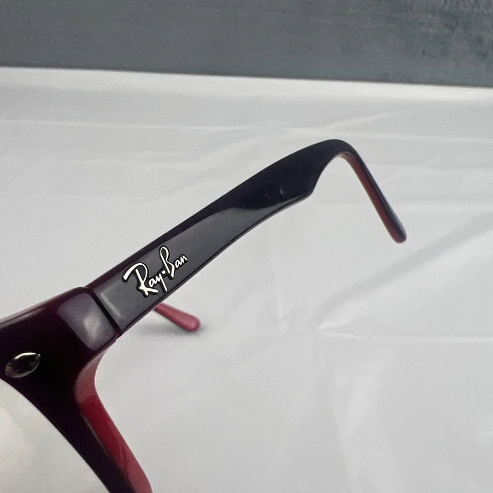RAY BAN Kids RB1531 3592 Burgundy Eyeglasses 48-16-130 - Flex Frames Only